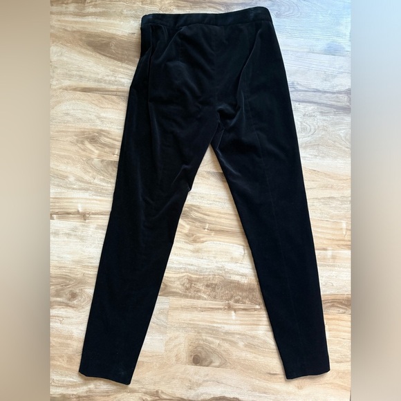 NWOT - Theory Trinwell Stretch Velvet Pants in Black - Size 4 - Picture 3 of 5